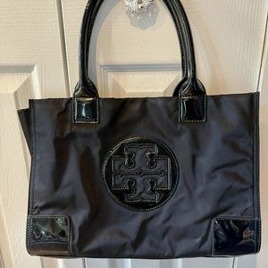 Tory Burch nylon mini Ella Black Tote